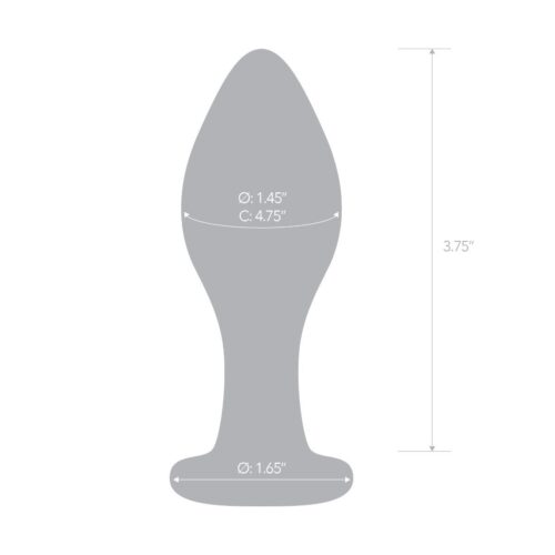 Glas Glass Butt Plug - Clear