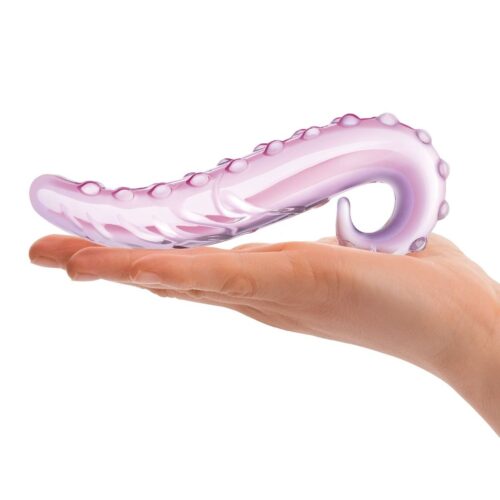 Glas Lick It Glass Dildo - Pink