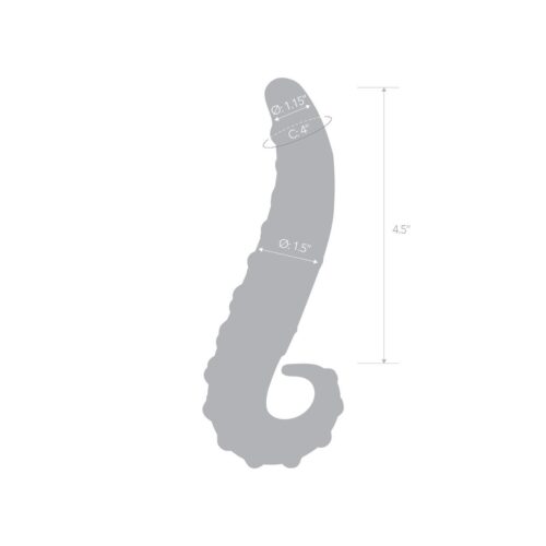 Glas Lick It Glass Dildo - Pink