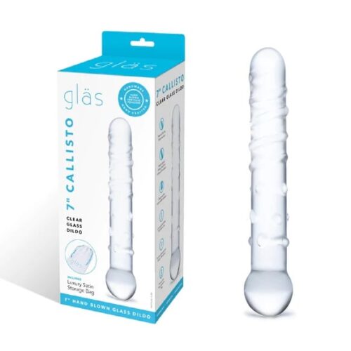 Glas Callisto Glass Dildo - Clear