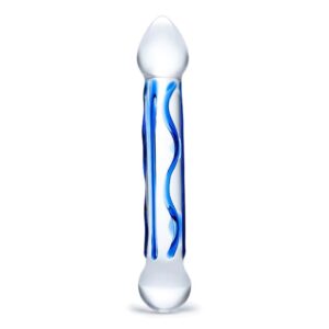 glas-full-tip-textured-glass-dildo-six-half-inch-blue-01_582x582jpg Glas Full Tip Textured Glass Dildo – Clear/Blue