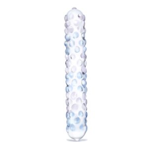 glas-nubby-glass-dildo-purple-rose-01_582x582jpg Glas Rose Nubby Glass Dildo – Clear/Blue