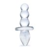 Glas Titus Beaded Glass Dildo – Clear