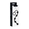 Me You Us Onyx Silicone Anal Beads - Black, One Size