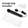 Le Wand Powerful Plug In Vibrating Wand Massager with storage bag included