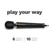 Le Wand Powerful Petite Plug In Wand Vibrator with 6 vibration patterns and 10 speeds