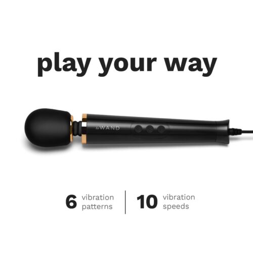 Le Wand Powerful Petite Plug In Wand Vibrator with 6 vibration patterns and 10 speeds