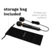 Le Wand Powerful Petite Plug In Wand Vibrator and storage bag included