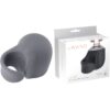 Le Wand Loop Wand Vibrator Penis Play Attachment in grey, with packaging