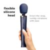 Le Wand Petite Rechargeable Wand Vibrator with flexible silicone head