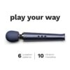 Le Wand Petite Rechargeable Wand Vibrator Massager with buttons