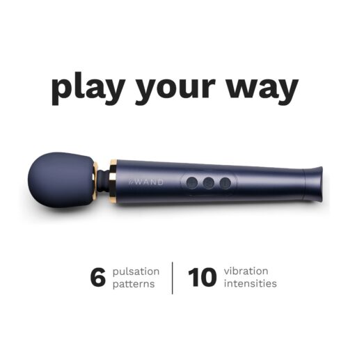 Le Wand Petite Rechargeable Wand Vibrator Massager with buttons