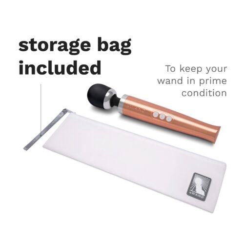 Le Wand Diecast Rechargeable Wand Vibrator Massager with a storage bag