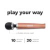 Le Wand Diecast Rechargeable Wand Vibrator Massager with flexible silicone head