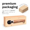 Le Wand Diecast Rechargeable Wand Vibrator Massager in premium packaging