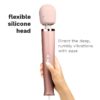 Le Wand Powerful Plug In Vibrating Wand Massager with flexible silicone head