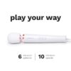 Le Wand Powerful Plug In Vibrating Wand Massager with 6 vibration patterns and 10 speeds