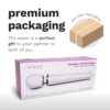 Le Wand Powerful Petite Plug-In Wand Vibrator in premium packaging