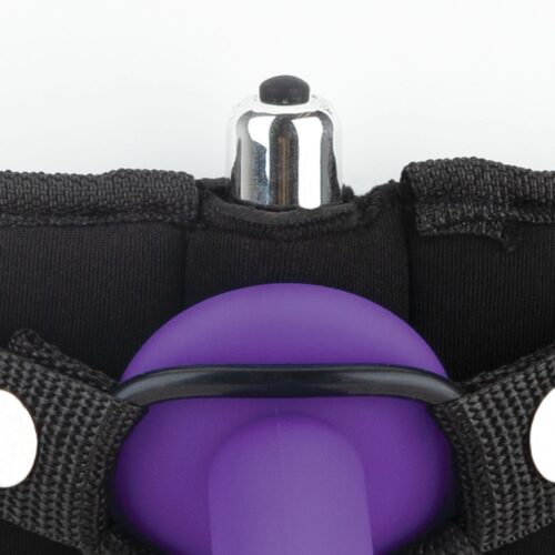 lf1378_06jpeg Lux Fetish Strap On Harness & 5 inch Dildo Set - Purple, 5inch