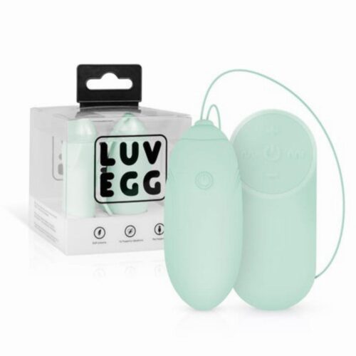 Explore new sensations with the Luv Egg Vibrating Egg, perfect for intimate moments. Luv Egg Vibrating Egg and remote control in a clear package