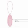 Experience ultimate pleasure with the Luv Egg Vibrating Egg, designed for fun and intimacy. Pink Luv Egg Vibrating Egg with a charging cable