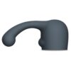 Le Wand Curve Wand Vibrator Weighted Silicone Attachment in grey