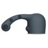 Le Wand Curve Wand Vibrator weighted silicone attachment in grey