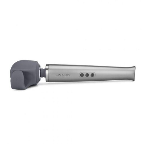 Le Wand Loop Wand Vibrator with grey attachment