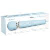 Le Wand Powerful Plug-In Vibrating Wand Massager in soft blue