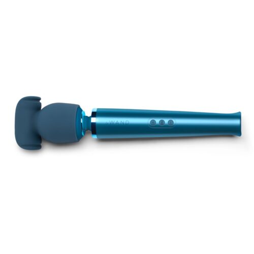 Le Wand Stroke Wand Vibrator with silicone attachment