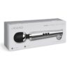 Le Wand Diecast Rechargeable Wand Vibrator Massager in packaging