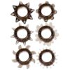 Me You Us Tickler Set Textured Ring – Smoke, One Size