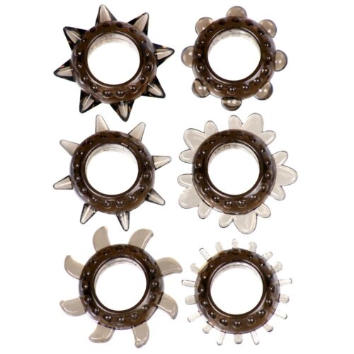 Me You Us Tickler Set Textured Ring – Smoke, One Size