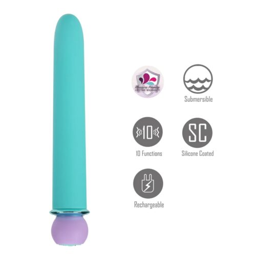 ma24-17-blue_3.jpg Maia Toys Rori Super Charged Extra Long 10 Function Rechargeable Bullet Vibrator