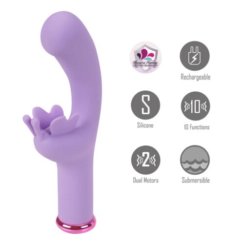 ma24-19-lavender-03jpg Maia Toys Myla 10 Function Rechargeable Butterfly G-Spot Vibrator