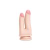 Me You Us Ultra Cock Double Penetrator Dildo – Vanilla, 6inch