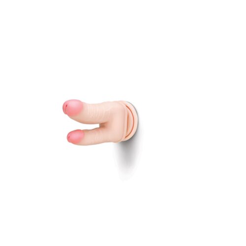 Me You Us Ultra Cock Double Penetrator Dildo - Vanilla, 6inch