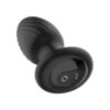 Nexus Tornado Remote Control Rotating Vibrating Butt Plug, shown in black with a control
