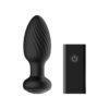 Nexus Tornado Remote Control Rotating Vibrating Butt Plug, shown with remote control