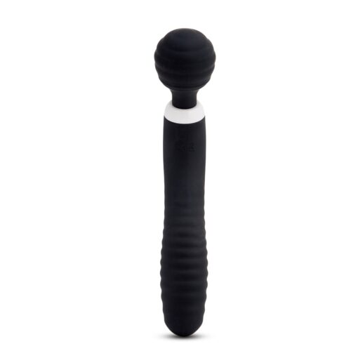 Nu Sensuelle Lolly Double Ended Vibrating Nubii Wand Vibrator in black