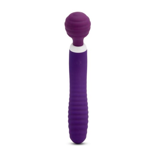 Nu Sensuelle Lolly Double Ended Vibrating Nubii Wand Vibrator in purple