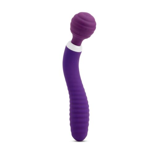 Nu Sensuelle Lolly Double Ended Vibrating Nubii Wand Vibrator in purple