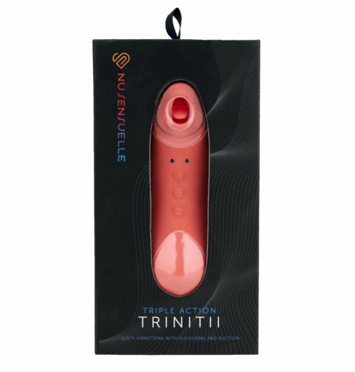 Nu Sensuelle Trinitii 3 In 1 Suction Tongue Vibrator