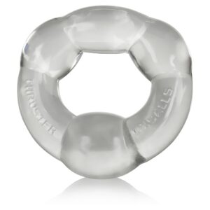 ox-1323-clrjpg Oxballs Thruster cock ring in clear flexible FLEX-TPR material