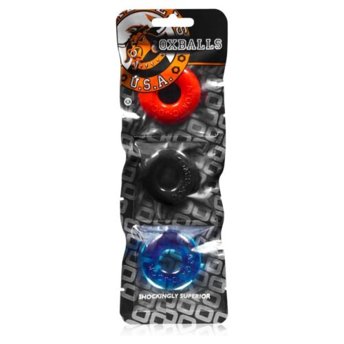 Oxballs Ringer Cock Ring 3 Pack - S