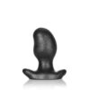 Black silicone plug with a smooth surface