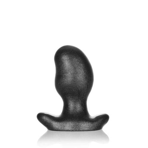 Black silicone plug with a smooth surface