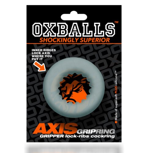 Oxballs Axis Rib Griphold Cockring - One Size