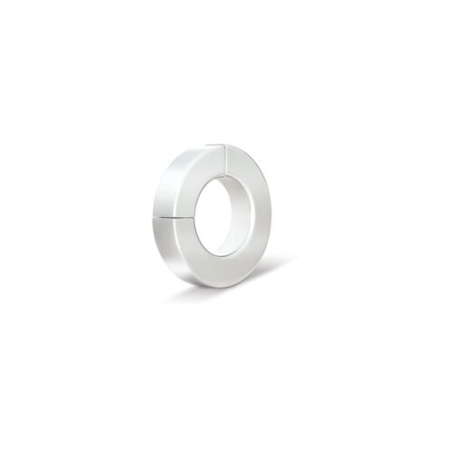 Prowler Red Stainless Steel Magnetic Ring – Silver Colour