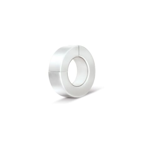 Prowler Red Stainless Steel Magnetic Ring - Silver Colour